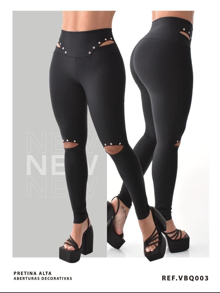 LEGGINGS TIPO BOUTIQUE NEGRO